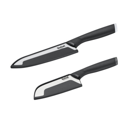Tefal Comfort Knives 2 Pcs Set (Santoku 12cm + Chef Knife 15cm)
