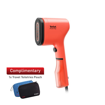 Tefal Pure Pop Garment Steamer DT2022 (Coral Red)