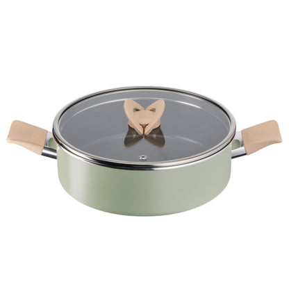 TEFAL Blossom Shallowpot 24cm W/Lid (Green)