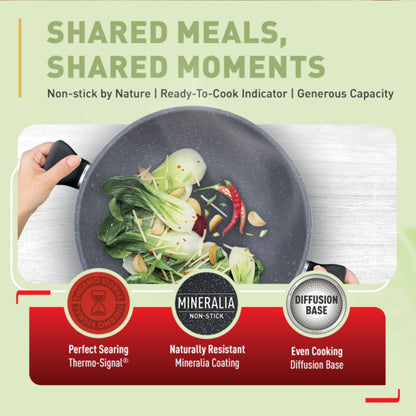 Tefal Cookware Natura Wok 34cm W/Lid