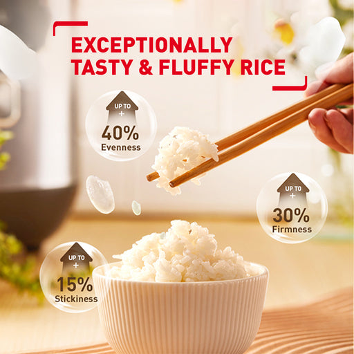 Tefal Delirice Plus Fuzzy Logic Rice Cooker 1.8L RK776B (10 cups)