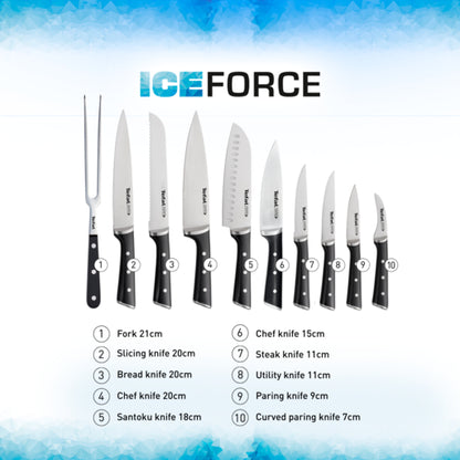 Tefal Ice Force Stainless Steel Chef Knife 15cm
