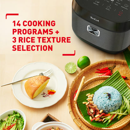 Tefal Delirice Plus Fuzzy Logic Rice Cooker 1.8L RK776B (10 cups)