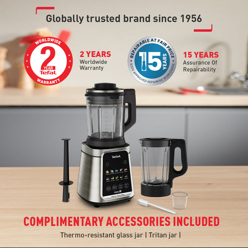 Tefal Ultrablend Silence Heating High Speed Blender BL98S