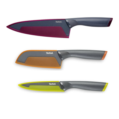 Tefal Fresh Kitchen 3 Pc Set (Santoku + Chef + Utility)