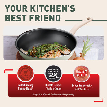 Tefal So Matcha Deep Frypan 28 cm