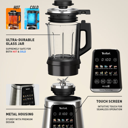 Tefal Ultrablend Silence Heating High Speed Blender BL98S