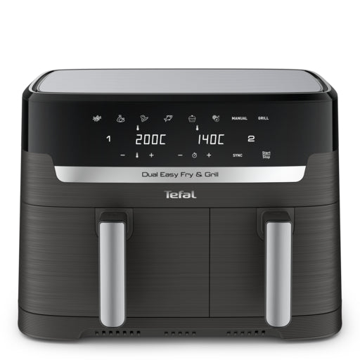 Dual Easy Fry & Grill Air fryer 8.3 L / 2.2kg Coal Grey