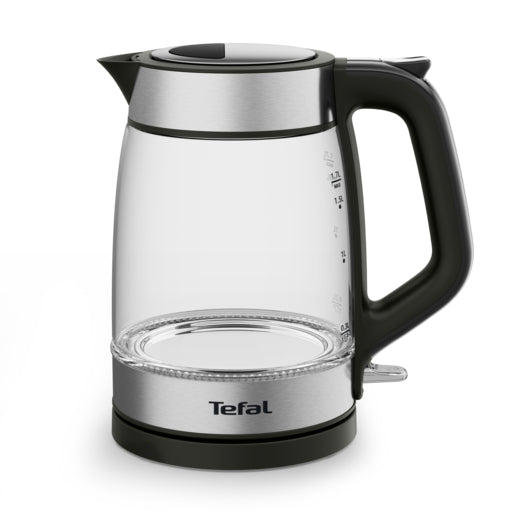 TEFAL GLASS KETTLE 1.7L BLACK GLAMA