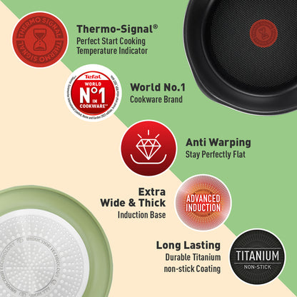 Tefal One-Pick-Pot-Pan 22cm (Avo Green)