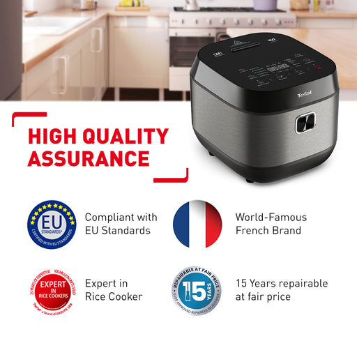 Tefal Delirice Plus Fuzzy Logic Rice Cooker 1.8L RK776B (10 cups)