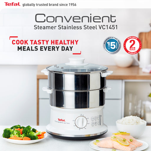 Tefal Convenient Steamer (Stainless Steel) VC1451