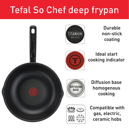 Tefal So Chef Deep Frypan 28cm