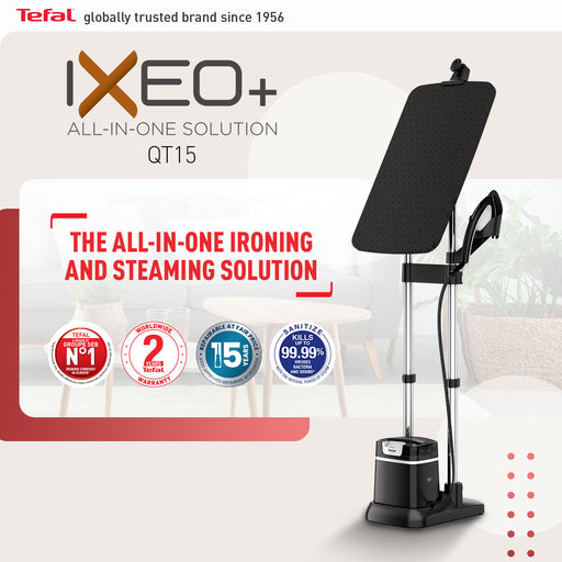 Tefal Ixeo+ All-In-One Solution Iron Steamer Station QT15