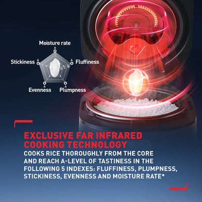 Tefal Far Infrared IH Rice Cooker 1.5L RK8868 (8 cups)
