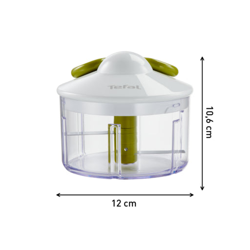 Tefal 5" Manual Chopper 500ml (White & Green) (Euro Ver)
