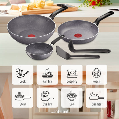 Tefal Natura 5-Piece Set (WP28, WP16, FP24, Ladle & Spatula)