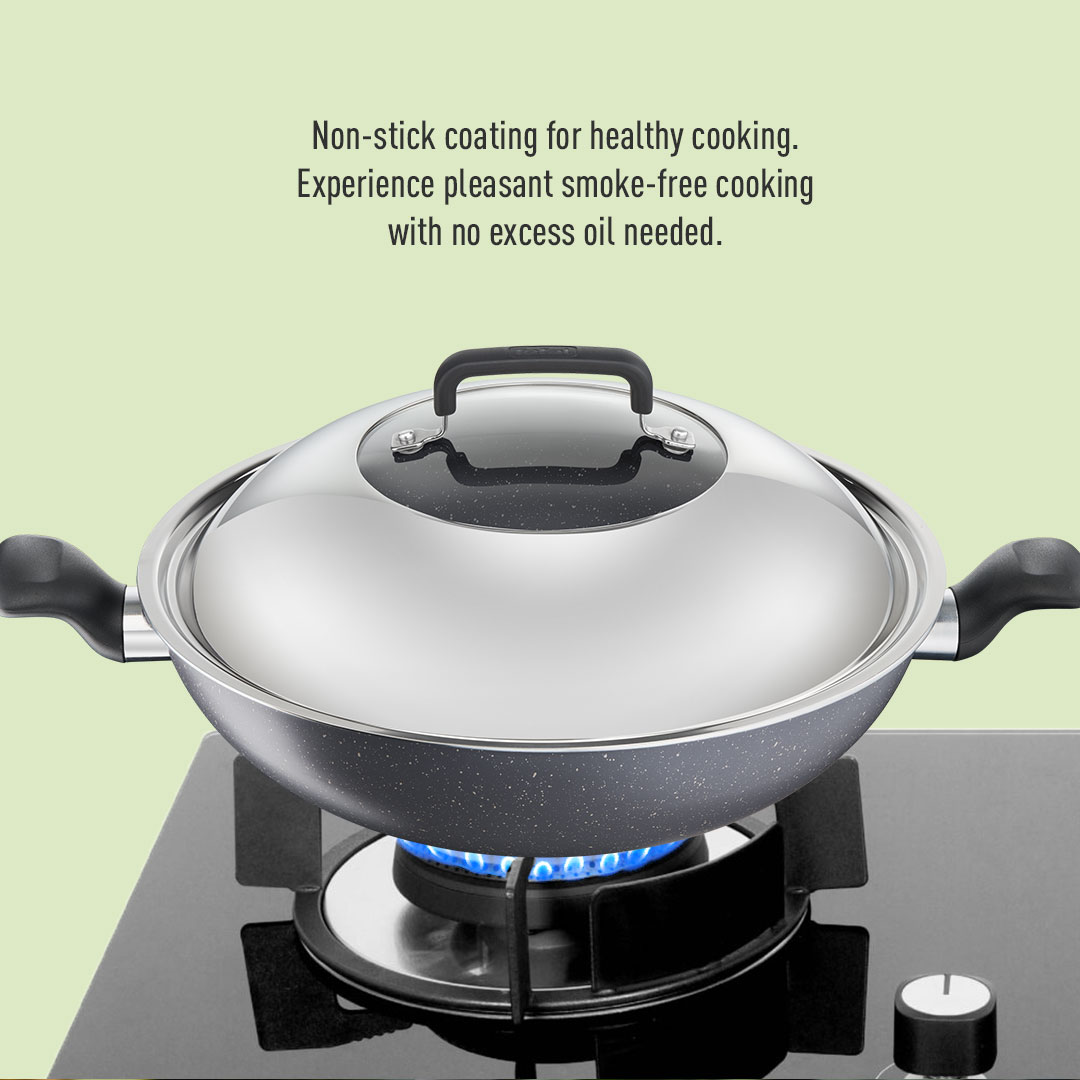 Tefal Cookware Natura Wok 34cm W/Lid