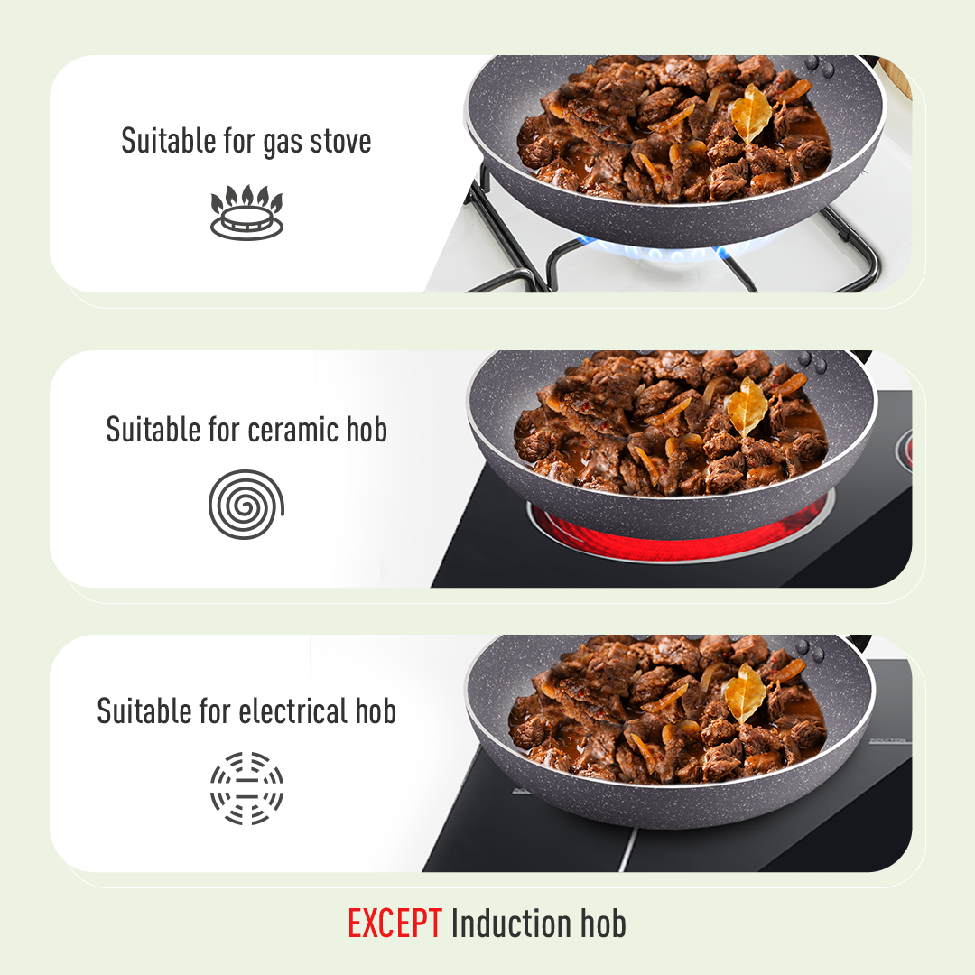 Tefal Cookware Natura Wok 34cm W/Lid