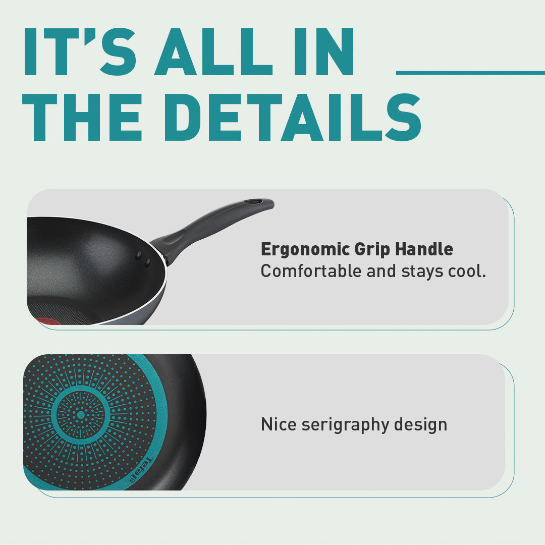 Tefal Cook & Clean 4 Pcs Set (SCP + WP + Small Spatula)