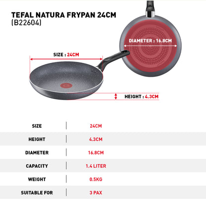 Tefal Natura 5-Piece Set (WP28, WP16, FP24, Ladle & Spatula)