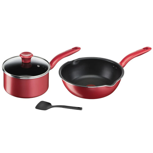 Tefal So Chef 4-Piece Set (SCP18 + DFP24 + Small Spatula)