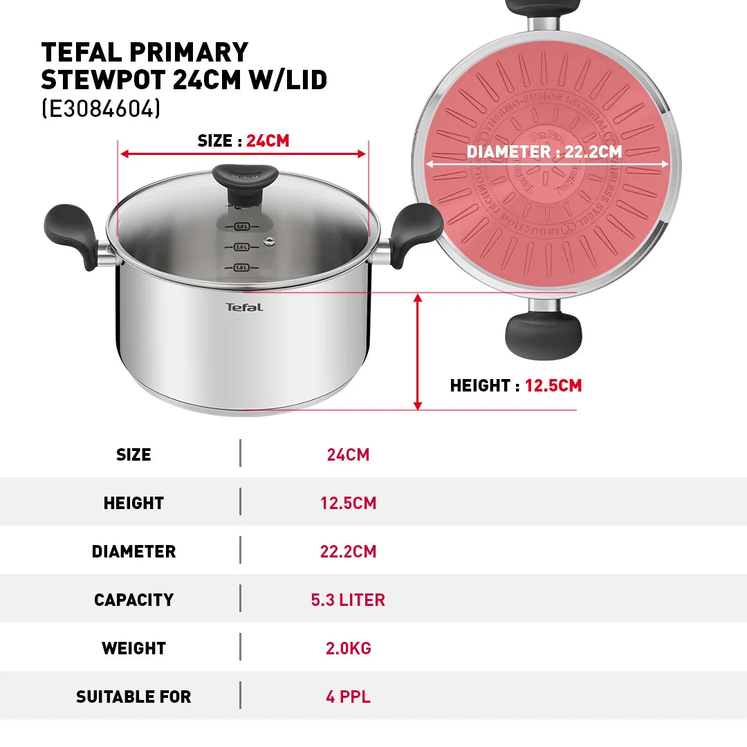 Tefal Primary Stewpot with lid 24cm