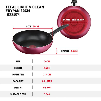 Tefal Light & Clean Frypan 30cm