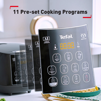 Tefal Easy Rice Fuzzy Plus Logic Rice Cooker 1.8L RK736B (10 cups)