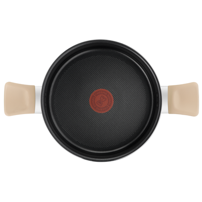 Tefal Cookware Blossom Stewpot 20cm w/lid (Beige)