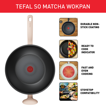 Tefal So Matcha Wokpan 30 cm