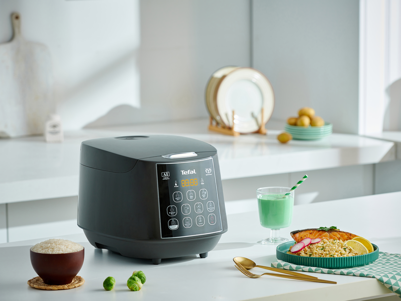 Tefal Easy Rice Fuzzy Plus Logic Rice Cooker 1.8L RK736B (10 cups)