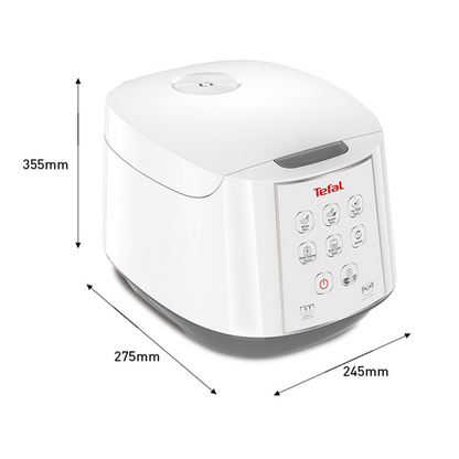 Tefal Easy Rice Fuzzy Logic Rice Cooker 1.8L RK7321 (10 Cups)