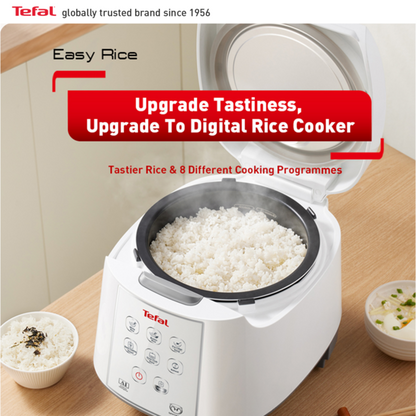 Tefal Easy Rice Fuzzy Logic Rice Cooker 1.8L RK7321 (10 Cups)