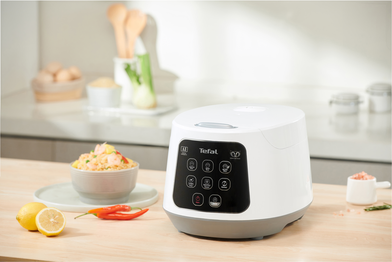 Tefal Easy Rice Compact Fuzzy Logic Rice Cooker 1.0L RK7301 (5.5 Cups)
