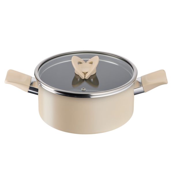 Tefal Cookware Blossom Stewpot 20cm w/lid (Beige)
