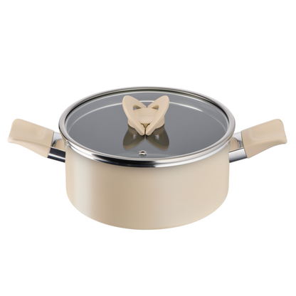 Tefal Cookware Blossom Stewpot 20cm w/lid (Beige)