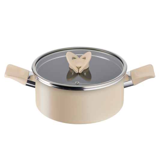 Tefal Cookware Blossom Stewpot 20cm w/lid (Beige)