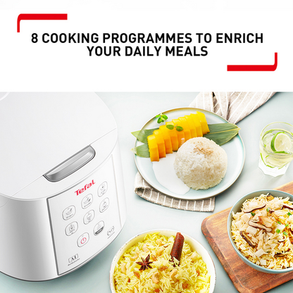 Tefal Easy Rice Fuzzy Logic Rice Cooker 1.8L RK7321 (10 Cups)