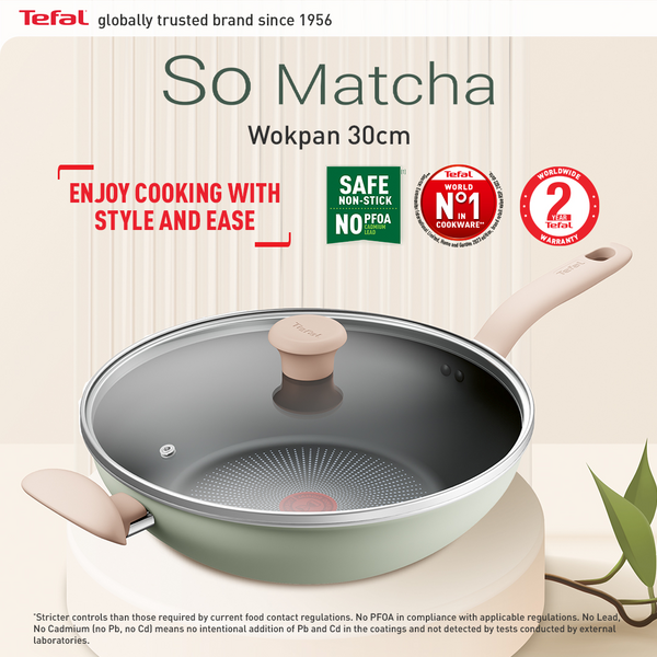 Tefal So Matcha Wokpan 30 cm