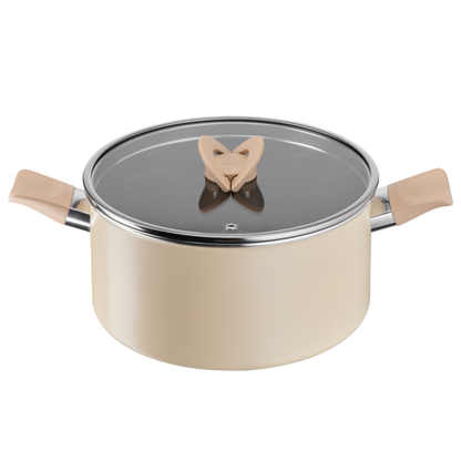 Tefal Cookware Blossom Stewpot 24cm w/lid (Beige)