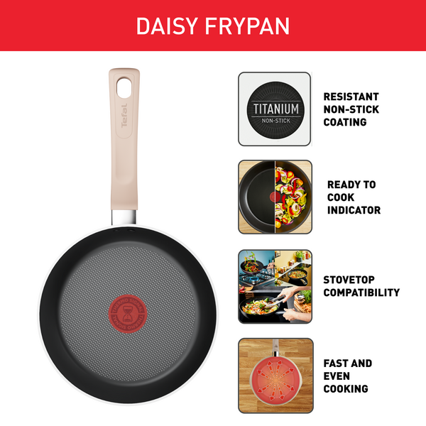 Tefal Cookware Daisy Frypan 24cm
