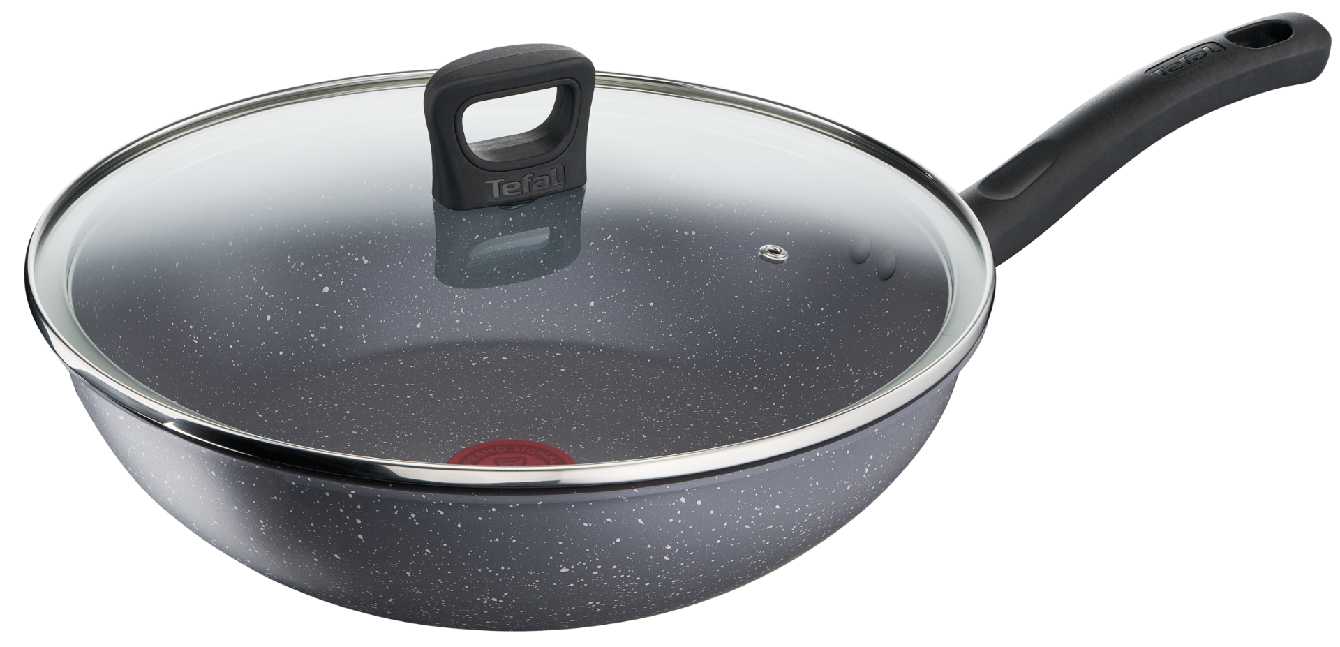Tefal large frying pan with lid on sale